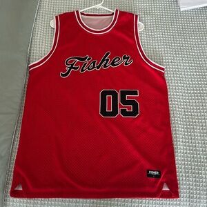 Fisher red jersey